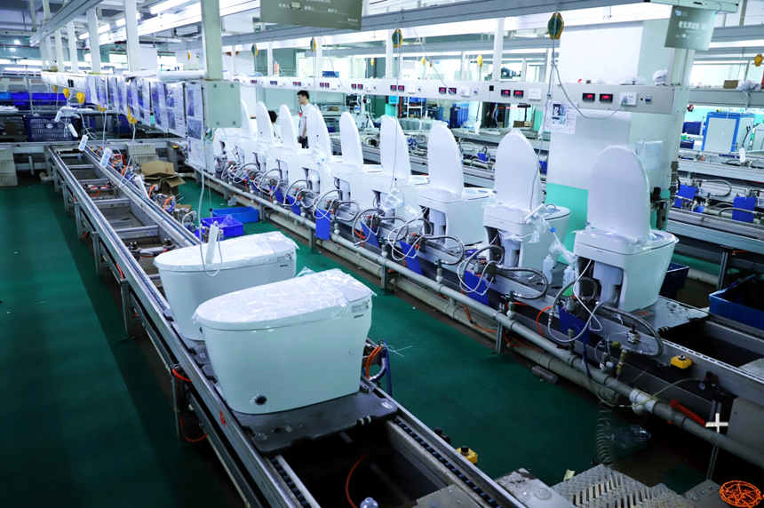 Smart Toilet Assembly Line